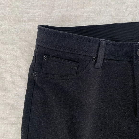 Chicos Pants Womens 1.5 (10 SHORT) Black‎ Skinny Trousers Dress Casual Knit - Picture 4 of 11